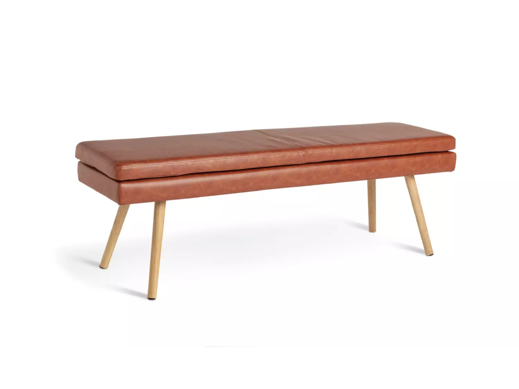 Nel Dining Table with Pair of Lex Chairs & Lex Bench