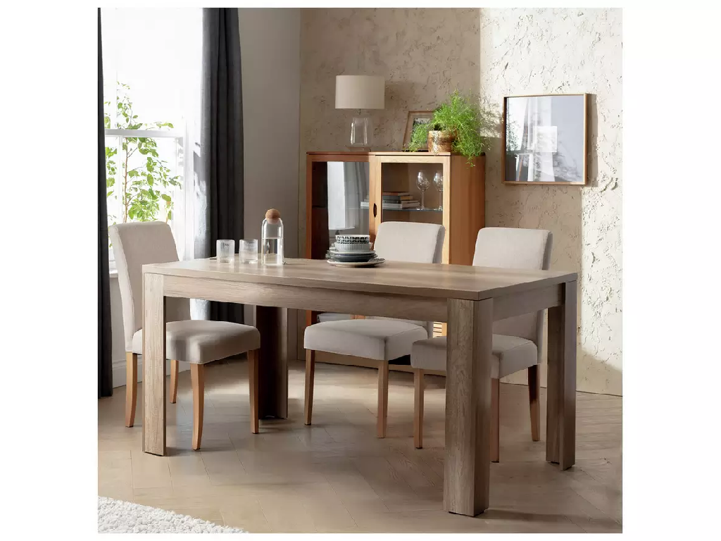 Preston 6 Seater Dining Table Only - Natural