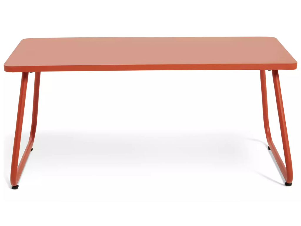 Habitat Cali 4 Seater Metal Patio Set - Orange