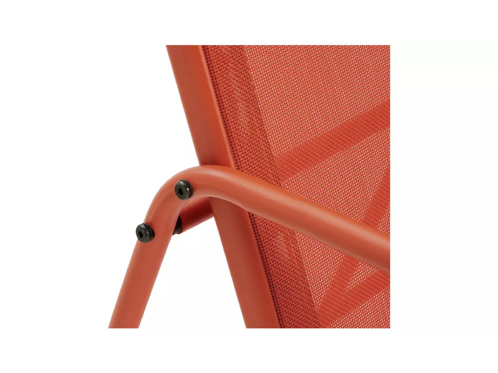 Habitat Cali 4 Seater Metal Patio Set - Orange