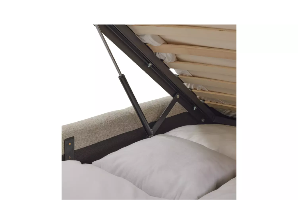 Habitat Malone Superking End Lift Ottoman Bed - Cream