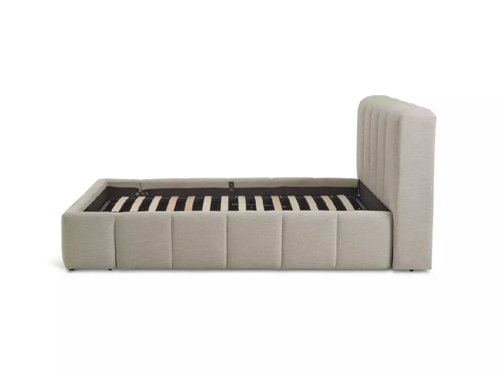 Habitat Malone Superking End Lift Ottoman Bed - Cream