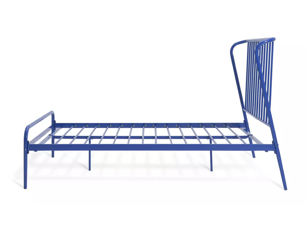 Habitat Kanso Small Double Metal Bed Frame - Blu