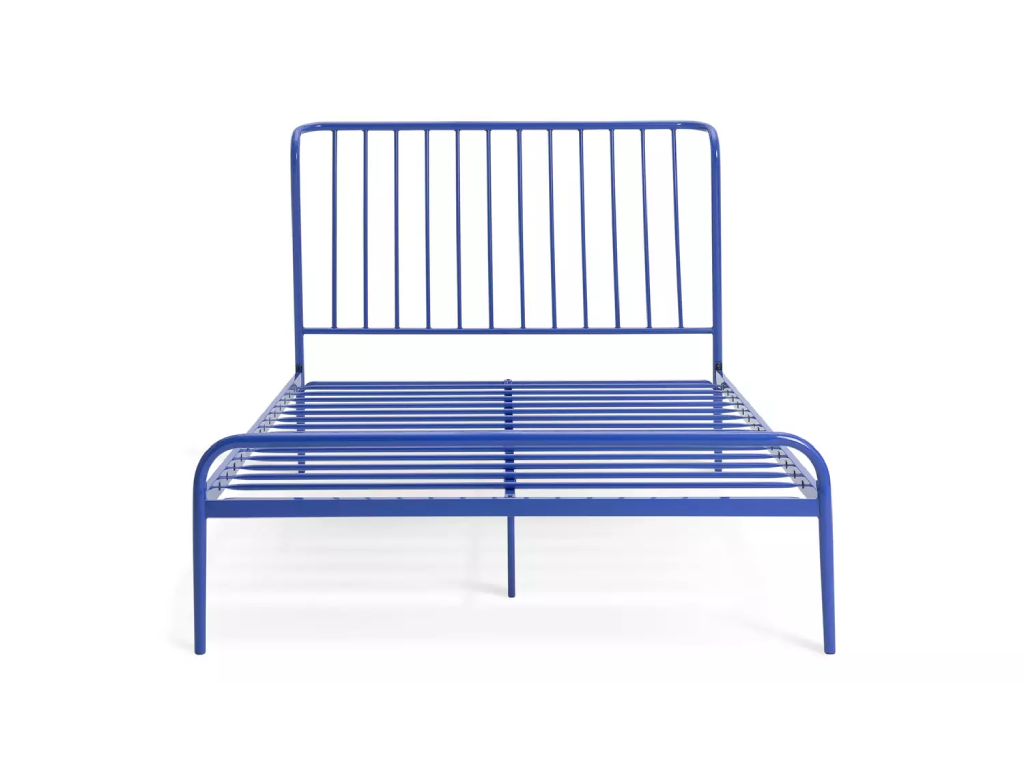 Habitat Kanso Small Double Metal Bed Frame - Blu