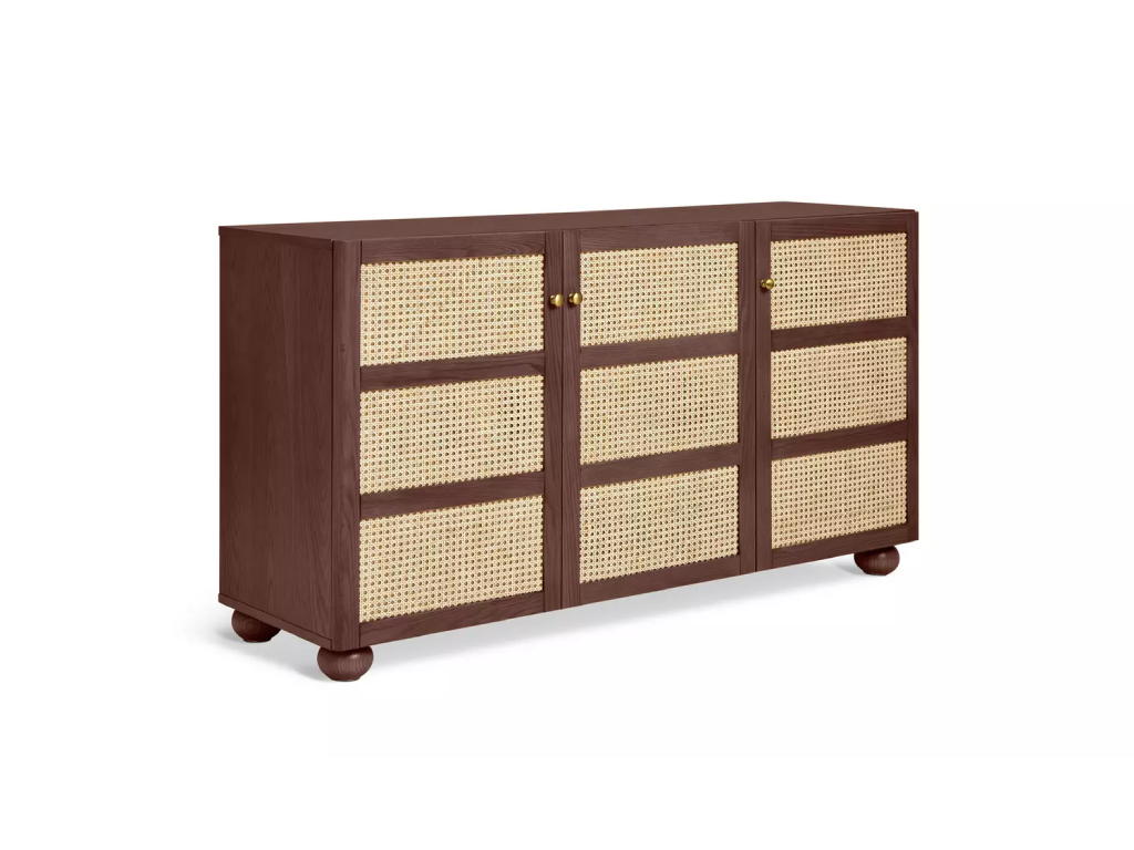 Habitat x Morris & Co. Perton 3 Door Walnut Sideboard