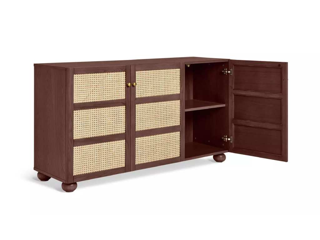 Habitat x Morris & Co. Perton 3 Door Walnut Sideboard