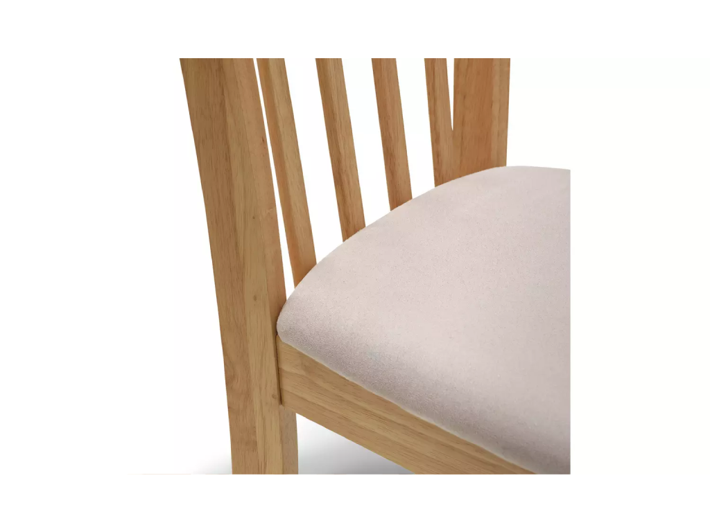 Banbury Pair of Solid Wood Dining Chairs - Oak