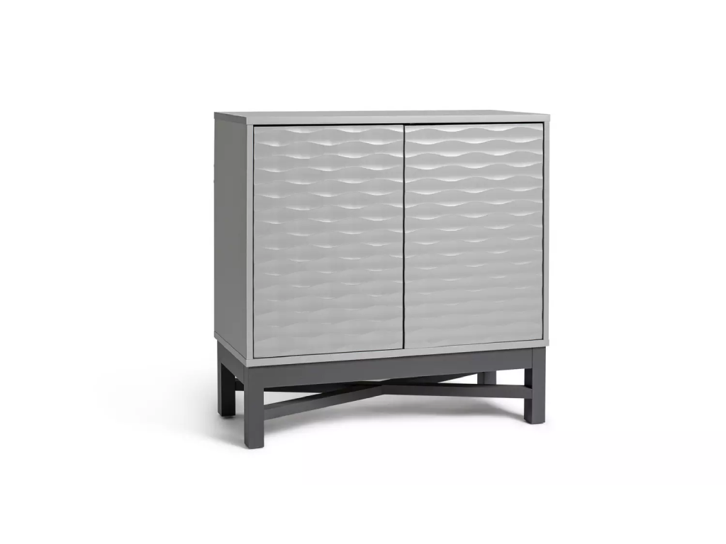 Habitat Zander Textured Small Sideboard - Grey