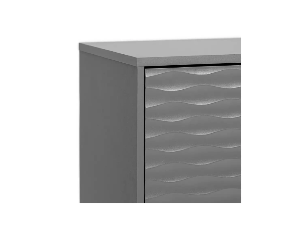 Habitat Zander Textured Small Sideboard - Grey