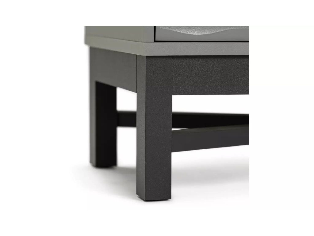 Habitat Zander Textured Small Sideboard - Grey