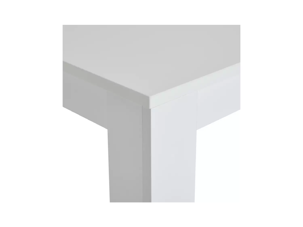 Miami Gloss Extending 8 Seater Dining Table Only - White - 160-200cm