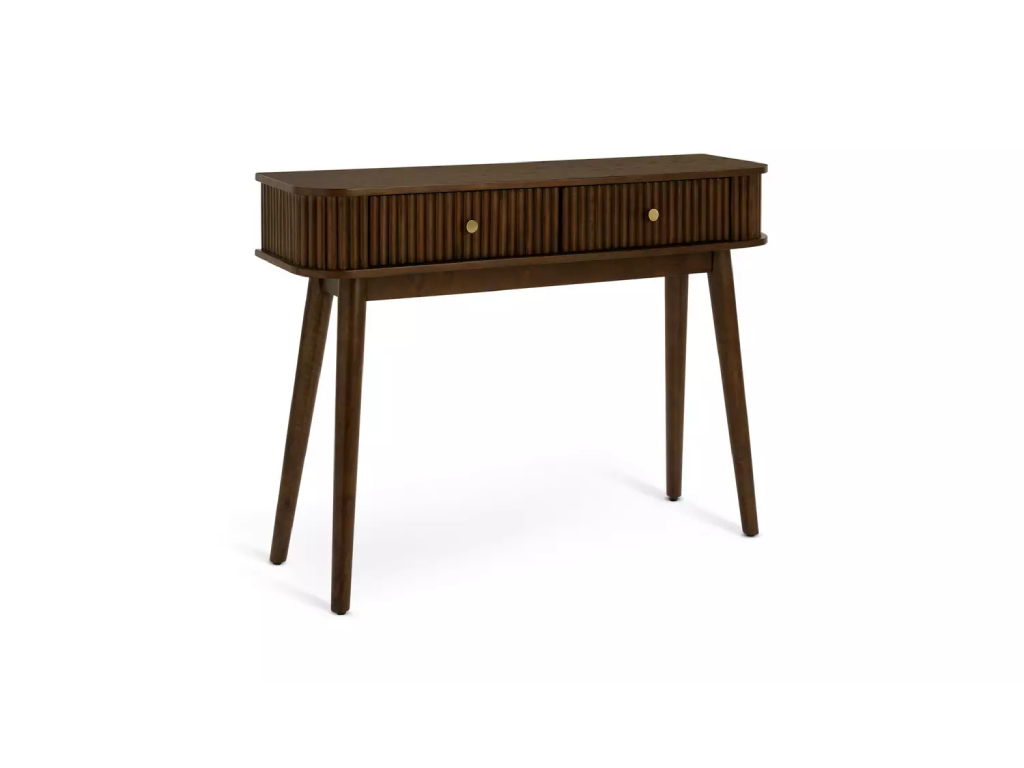 Habitat Kendi 2 Drawer Console Table - Walnut