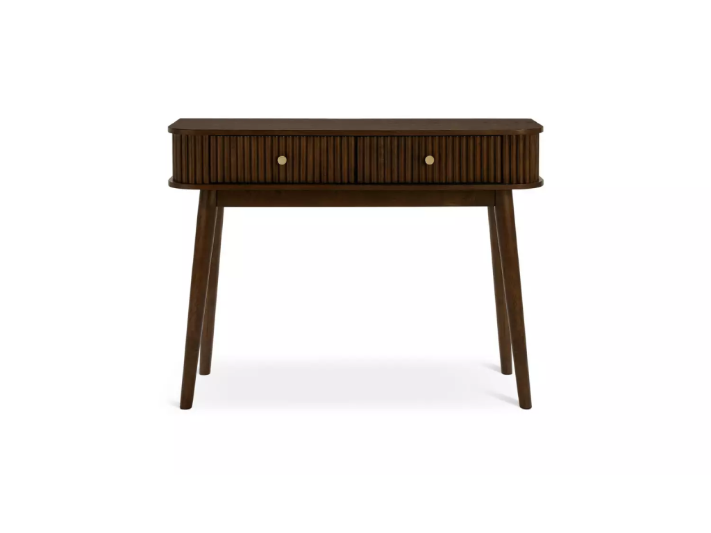 Habitat Kendi 2 Drawer Console Table - Walnut