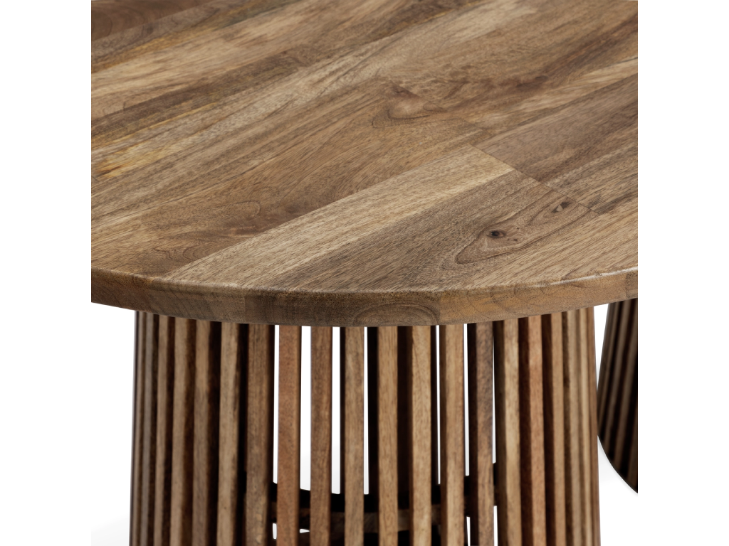 Habitat Jericho Solid Wood 6 Seater Dining Table - Natural