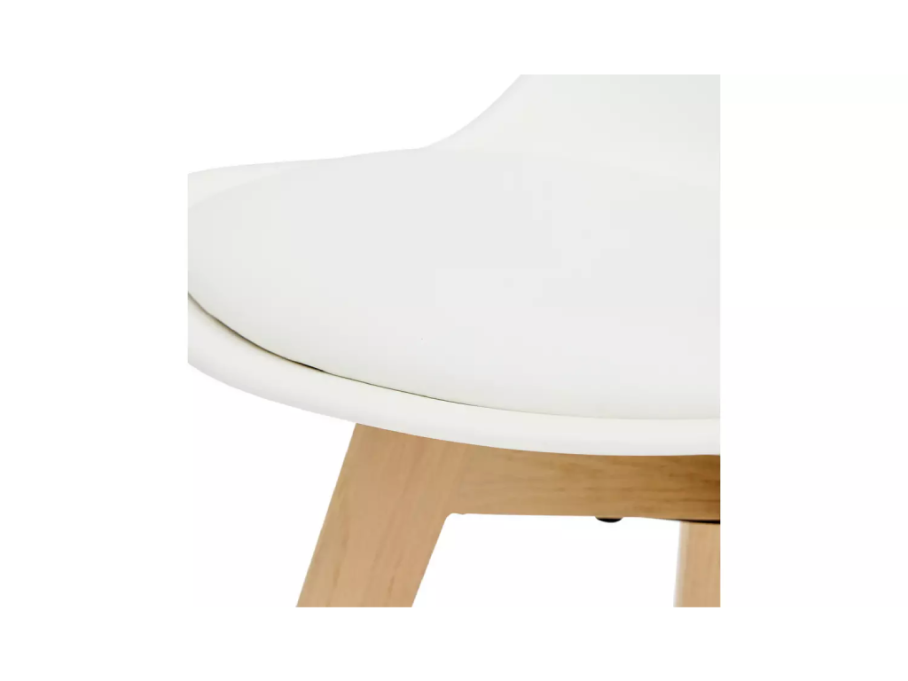 Habitat Jerry Pair of Dining Chair - White