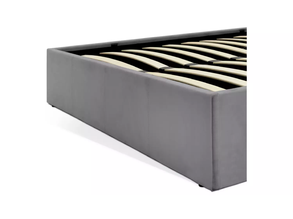 Pandora Small Double End Lift Ottoman Bed - Grey