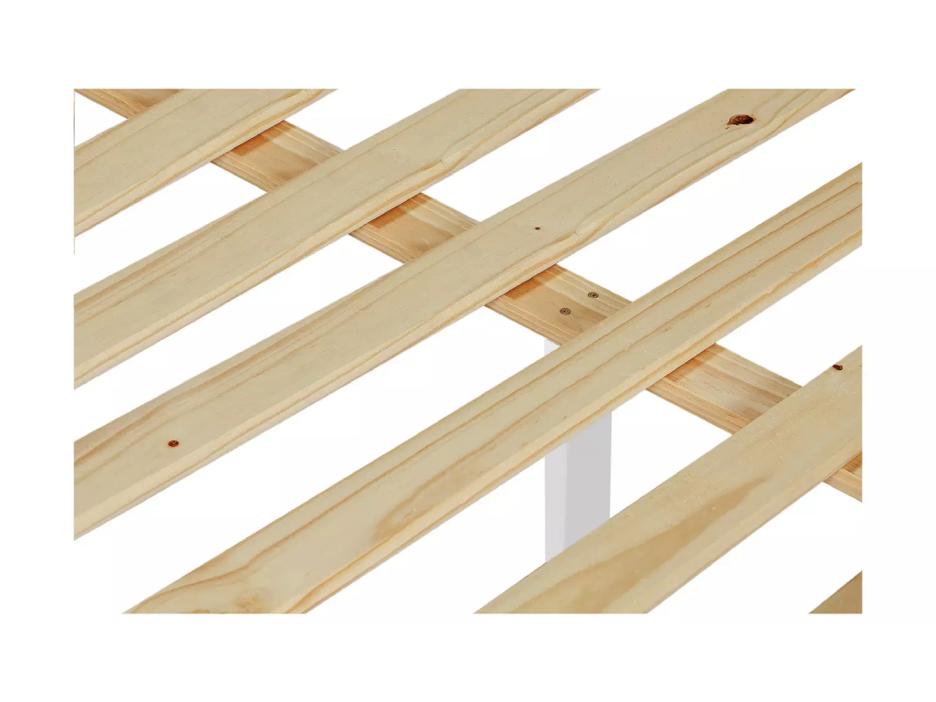 Aspley Kingsize Wooden Bed Frame - White