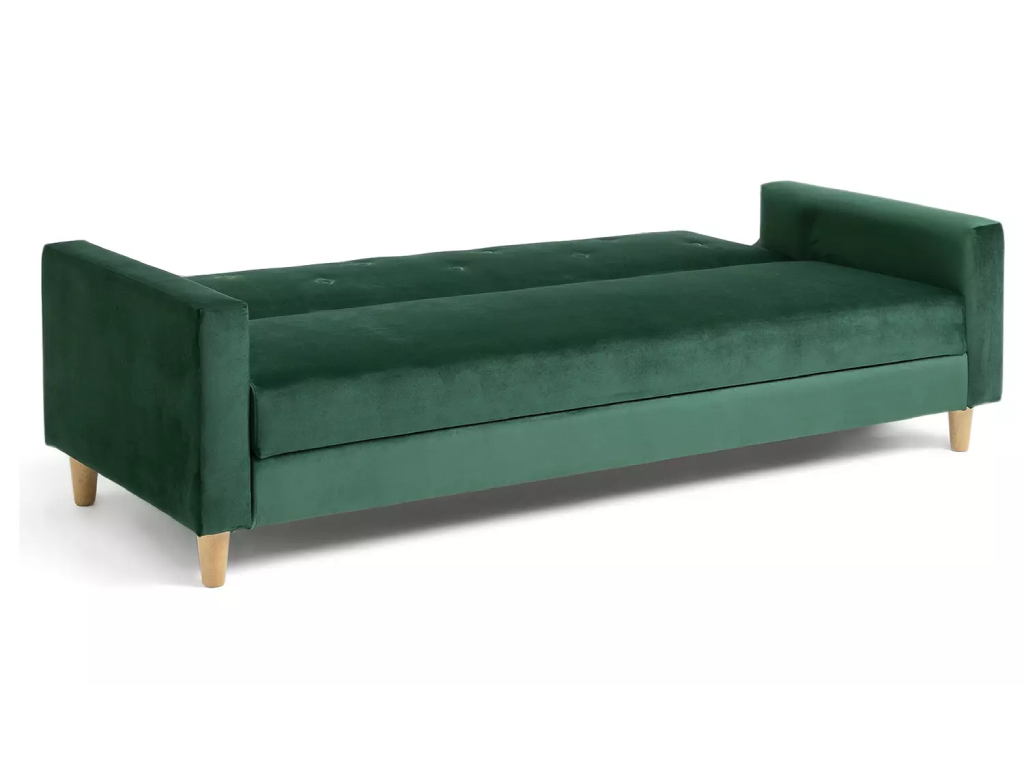 Habitat Brooks Fabric 3 Seater Clic Clac Sofa Bed - Green