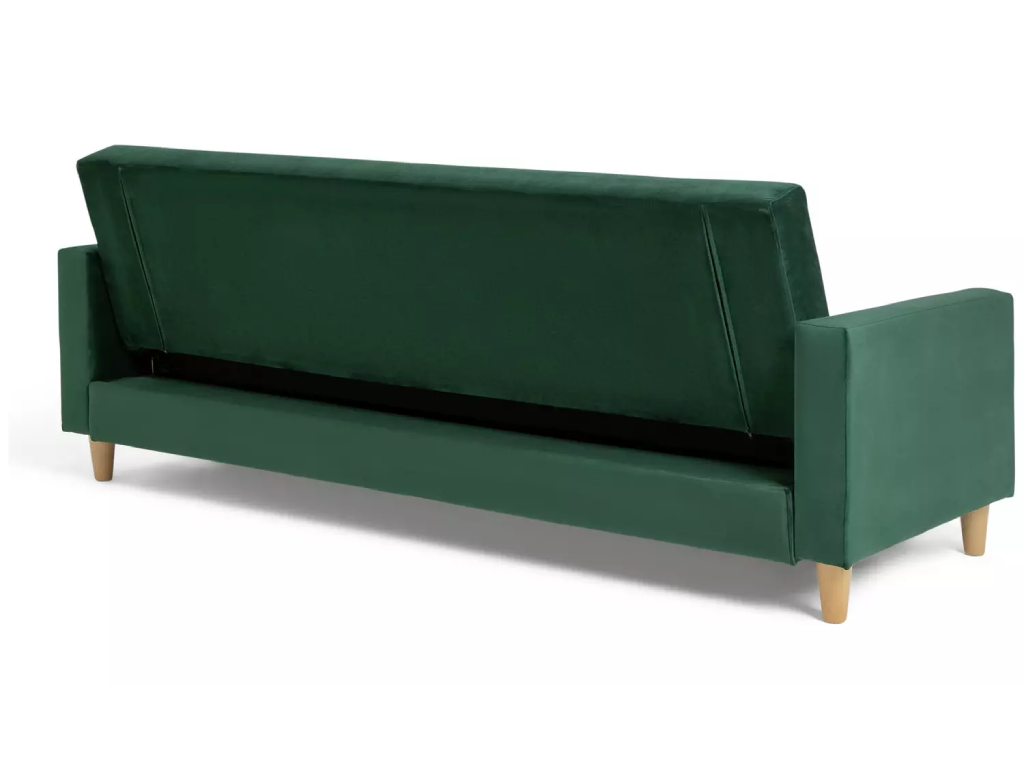 Habitat Brooks Fabric 3 Seater Clic Clac Sofa Bed - Green