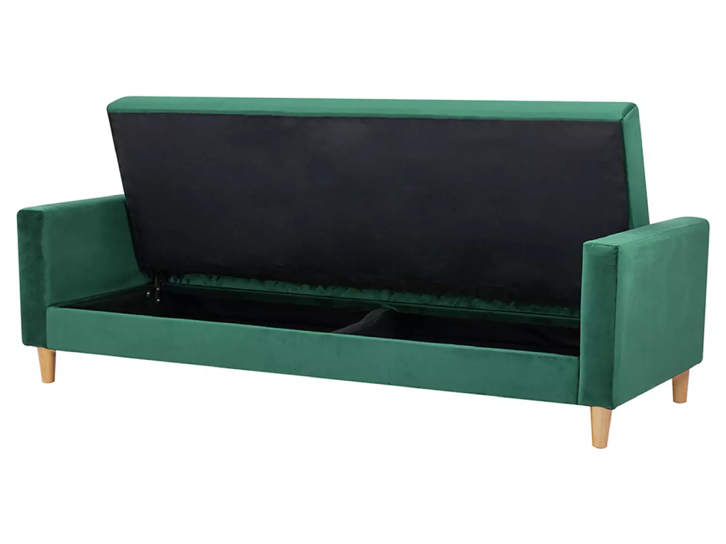 Habitat Brooks Fabric 3 Seater Clic Clac Sofa Bed - Green