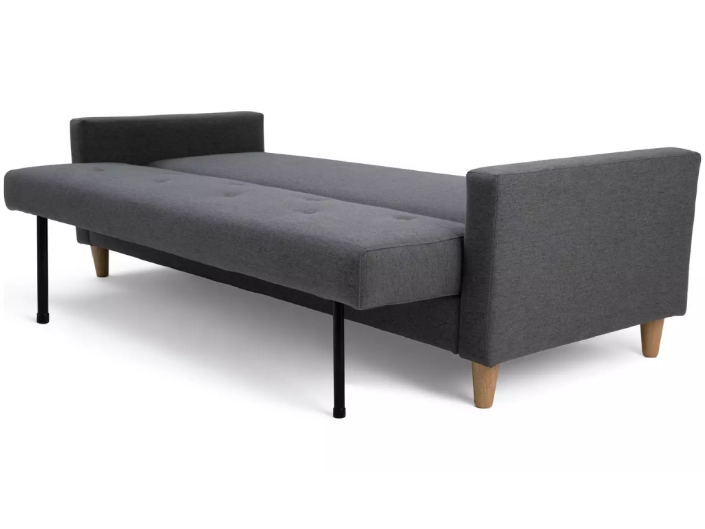 Habitat Brooks Fabric 3 Seater Clic Clac Sofa Bed - Grey