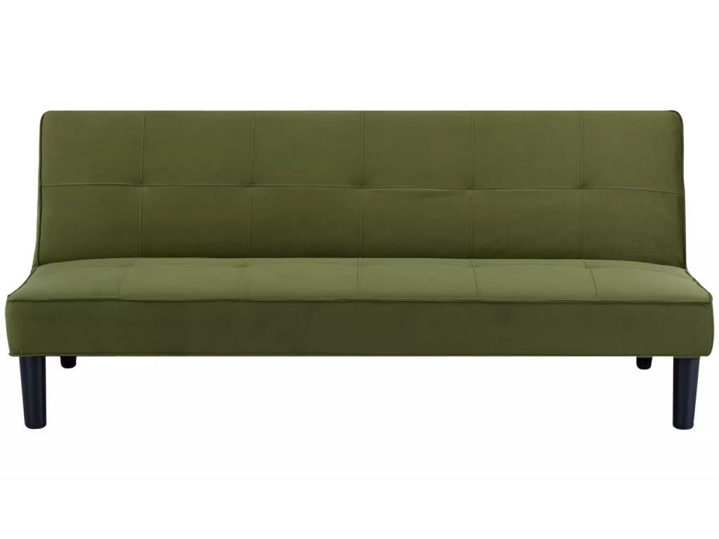 Patsy Fabric 2 Seater Clic Clac Sofa Bed - Green