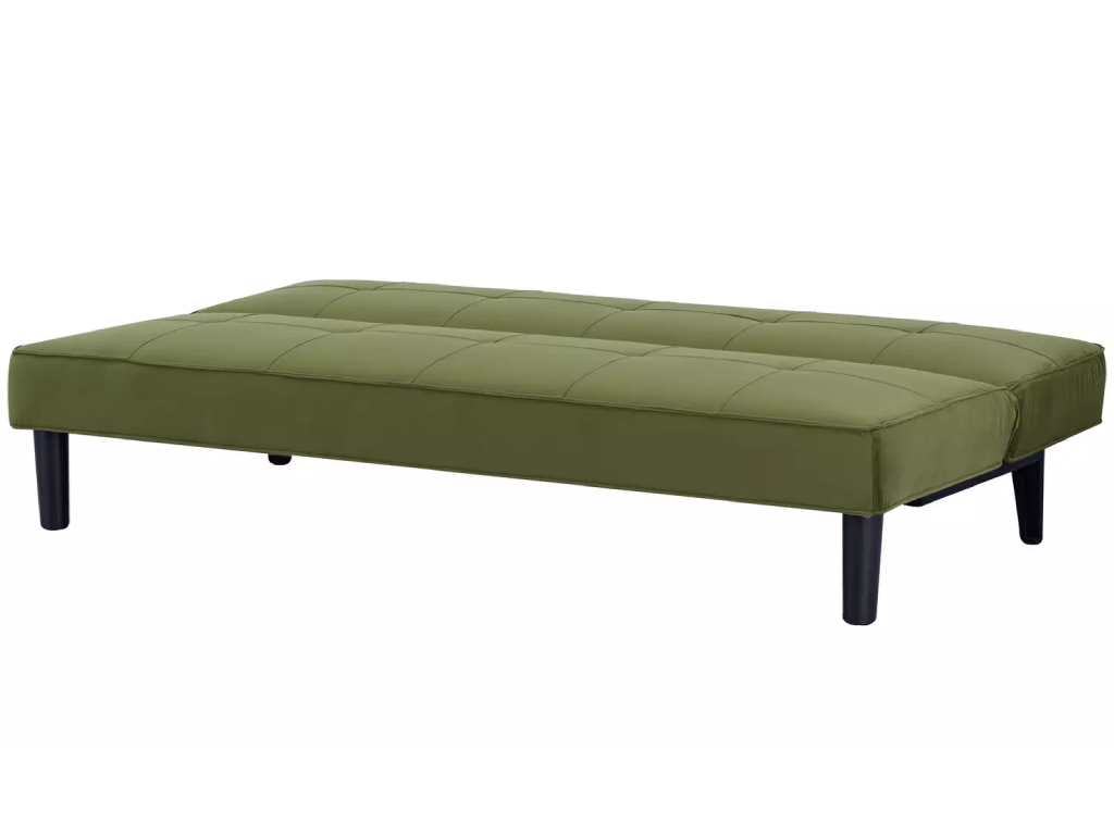 Patsy Fabric 2 Seater Clic Clac Sofa Bed - Green