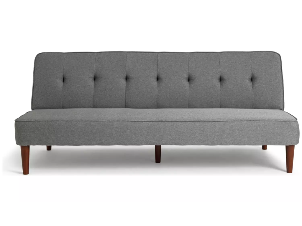 Habitat Odeon Fabric 2 Seater Clic Clac Sofa Bed - Grey