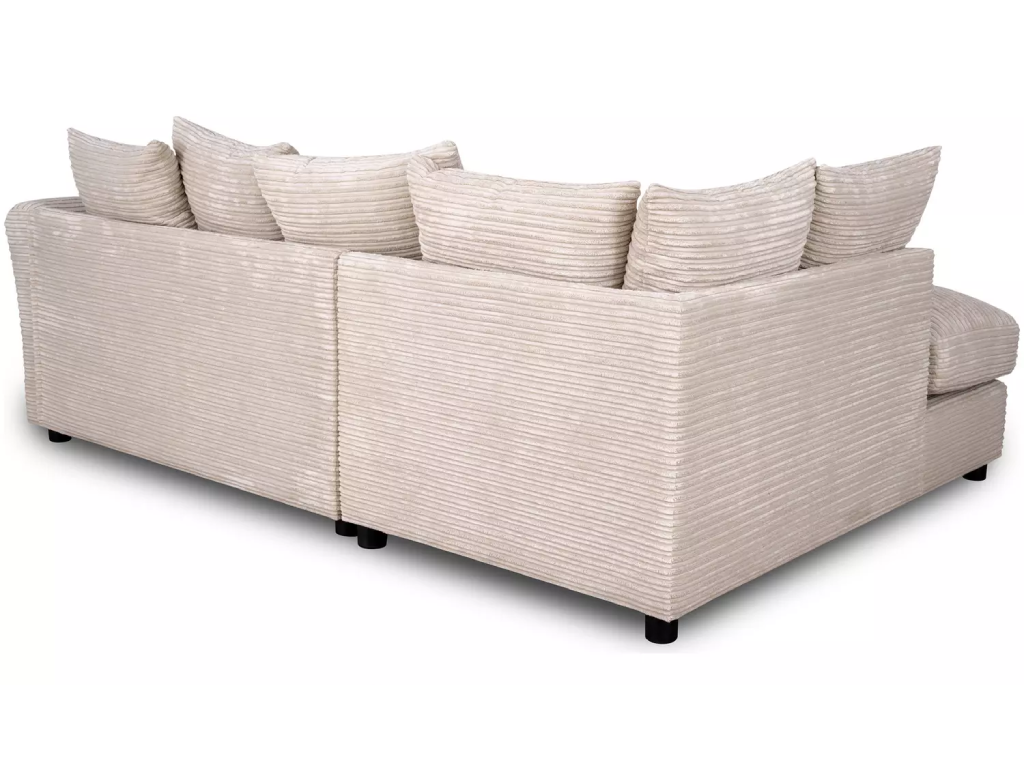 Harry Small Left Hand Corner Chaise Sofa - Stone