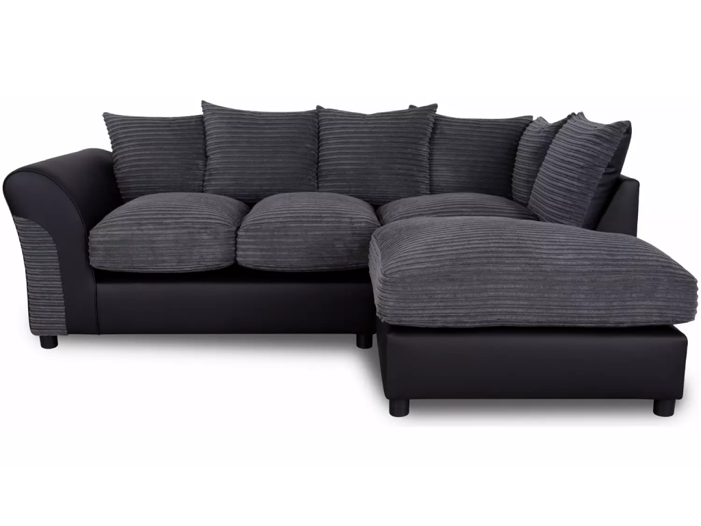 Harry Small Right Hand Corner Chaise Sofa - Charcoal