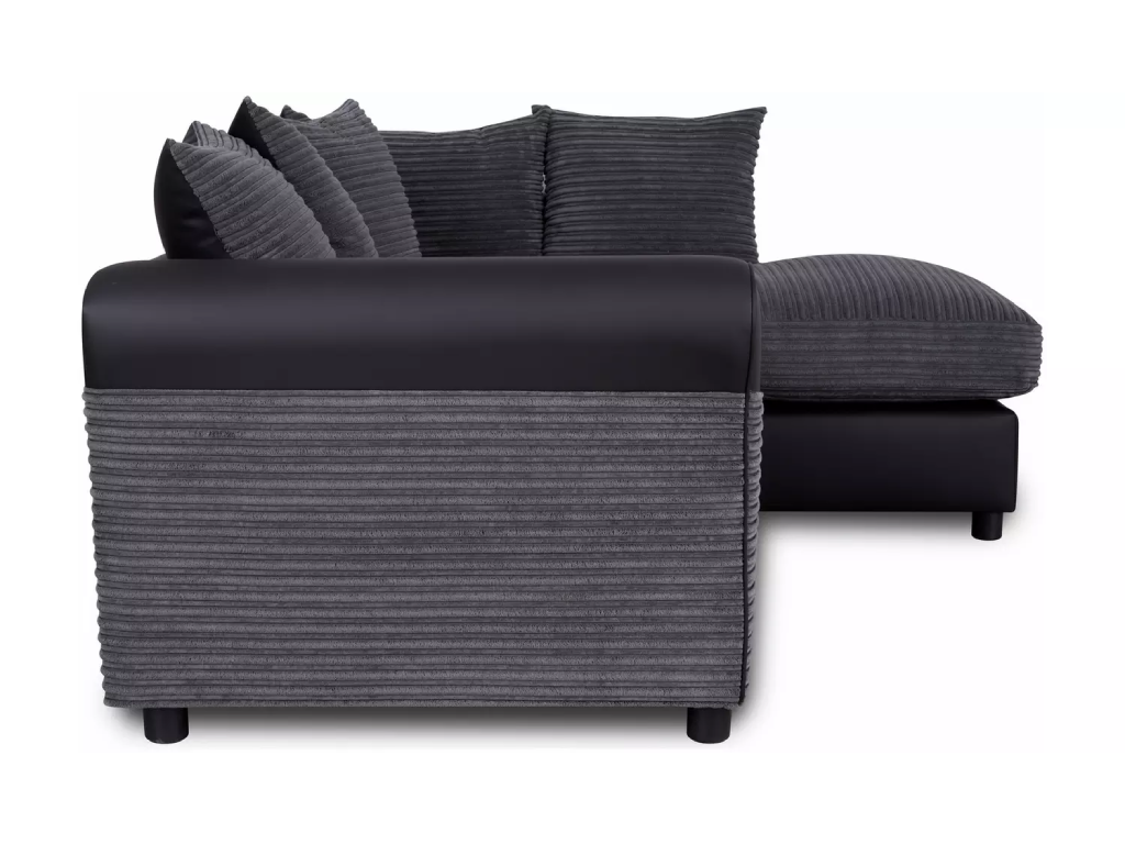 Harry Small Right Hand Corner Chaise Sofa - Charcoal
