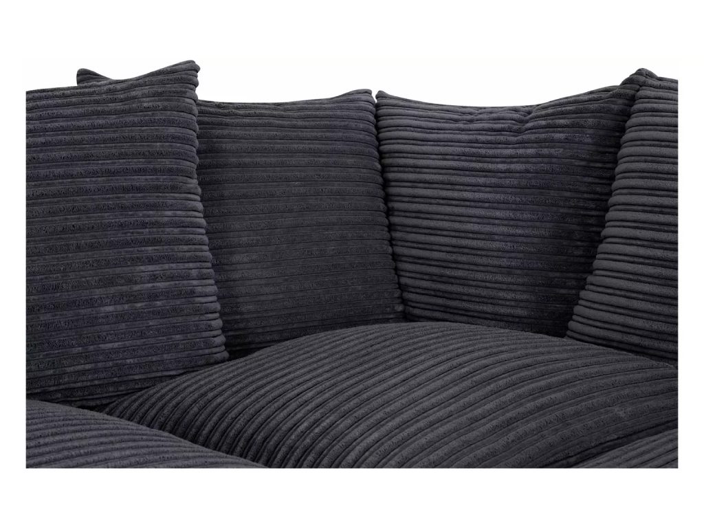 Harry Small Right Hand Corner Chaise Sofa - Charcoal