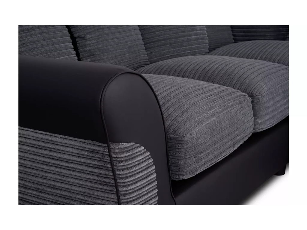 Harry Small Right Hand Corner Chaise Sofa - Charcoal