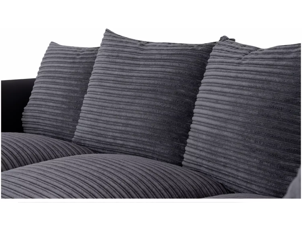 Harry Small Right Hand Corner Chaise Sofa - Charcoal