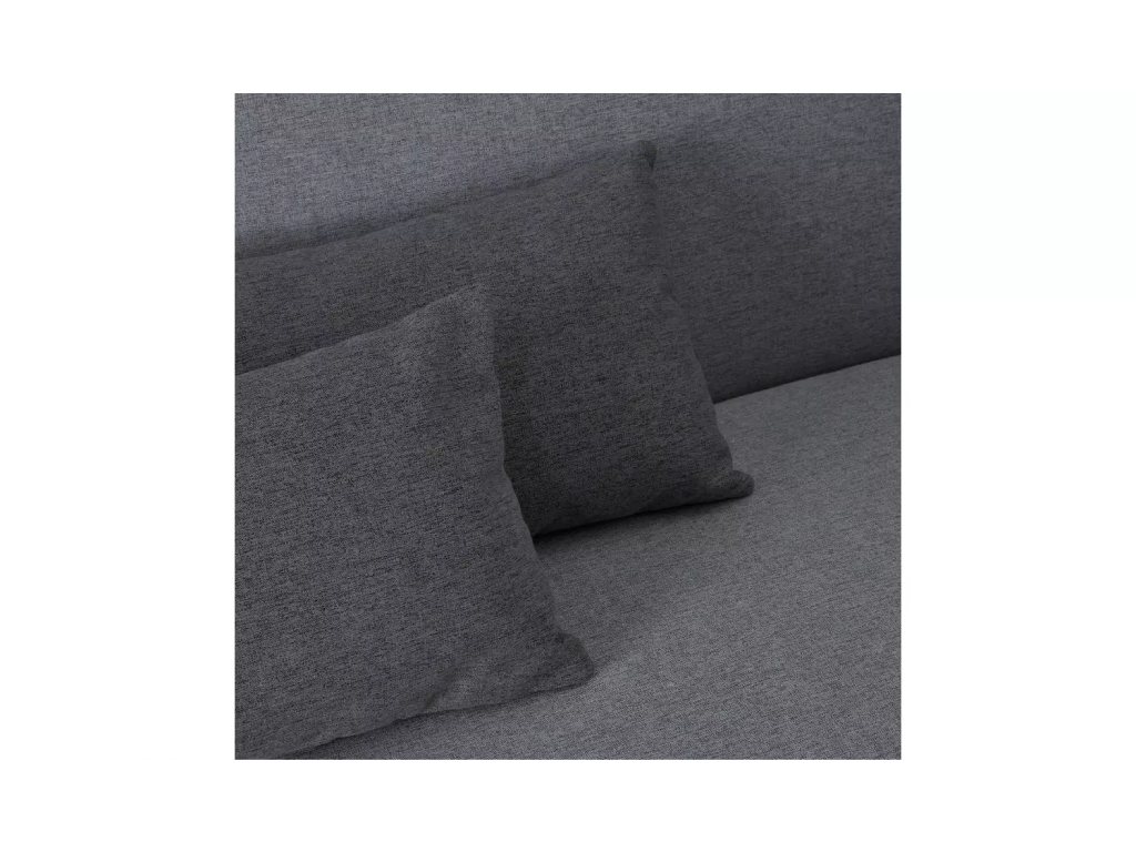 Andy Fabric 3 Seater Clic Clac Sofa Bed - Grey