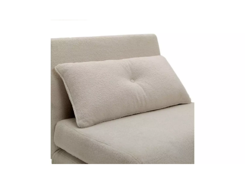 Habitat Roma Single boucle Chairbed - Cream