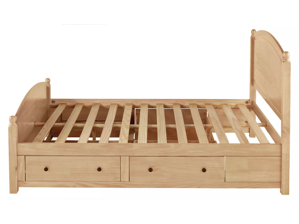 Emberton Kingsize Wooden Bed Frame - Pine - (B-Grade)