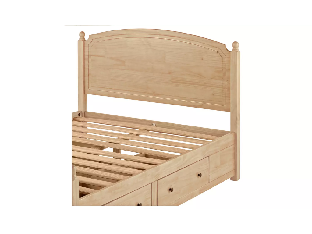 Emberton Kingsize Wooden Bed Frame - Pine - (B-Grade)