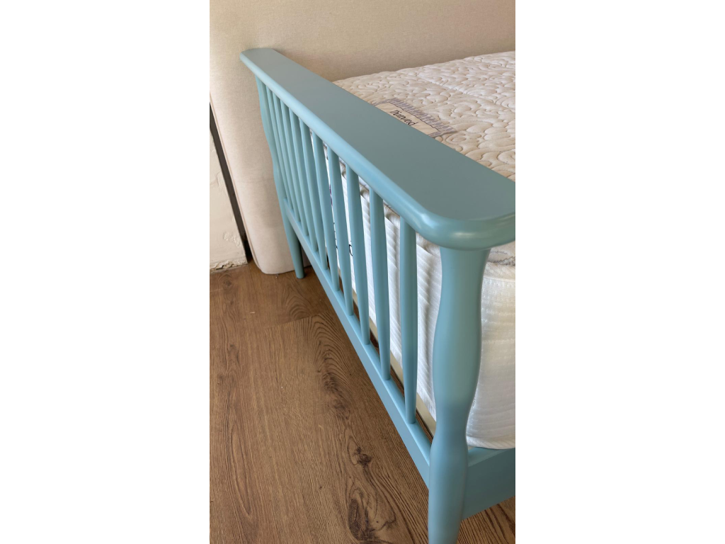 Habitat Kids Thea Spindle Single Bed Frame - Duck Egg Blue