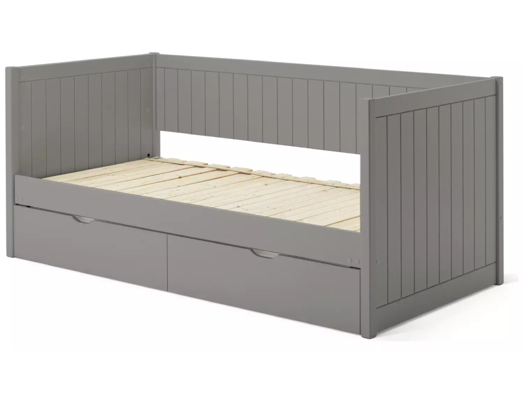 Habitat Axel Trundle Day Bed with 1 Drawer - Grey