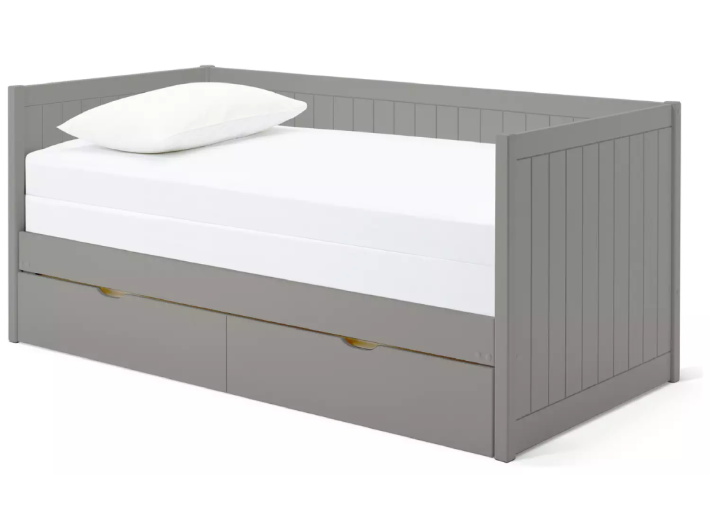 Habitat Axel Trundle Day Bed with 1 Drawer - Grey