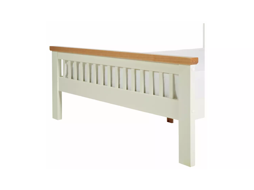 Aubrey Superking Wooden Bed Frame - Two Tone