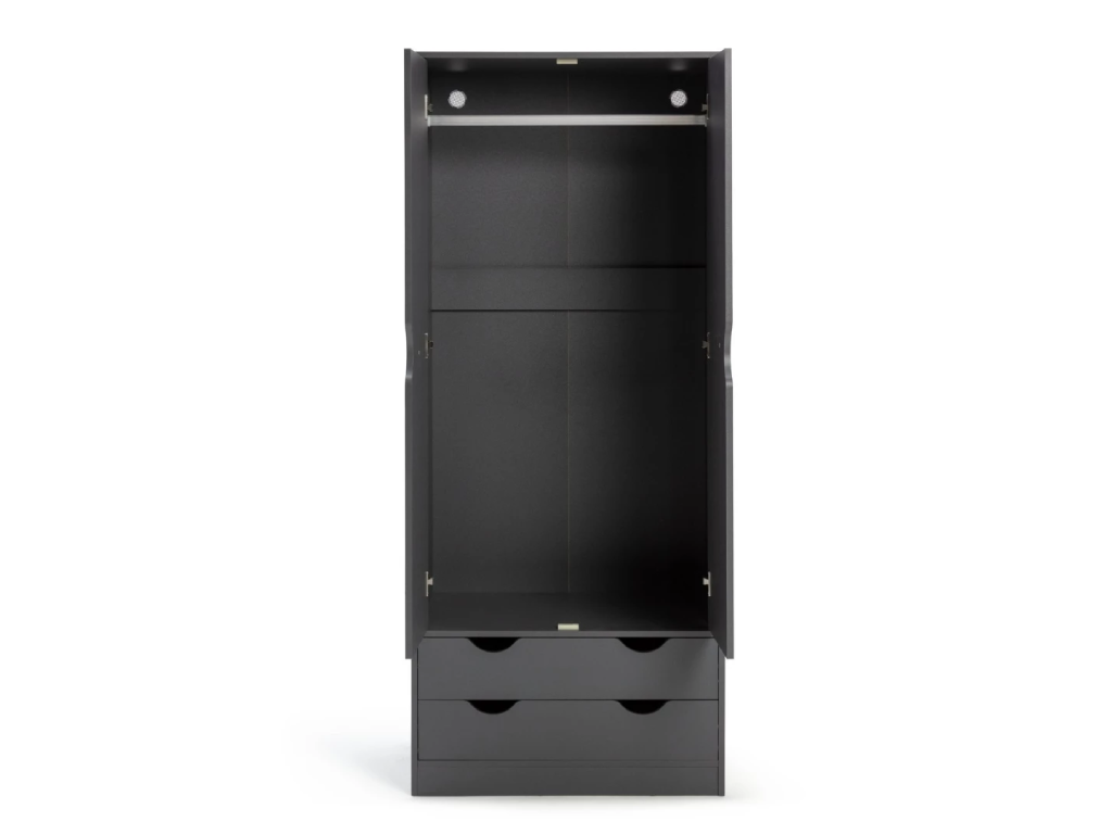 Habitat Kids Pagnell 2 Door 2 Drawer Wardrobe - Grey