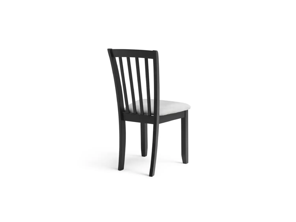 Banbury Pair of Solid Wood Dining Chairs - Black