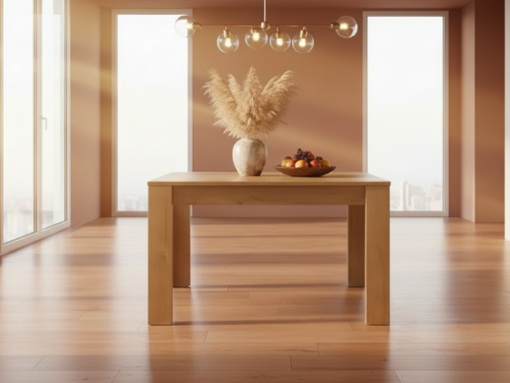 Miami Extending 4 - 6 Seater Table - Oak Effect