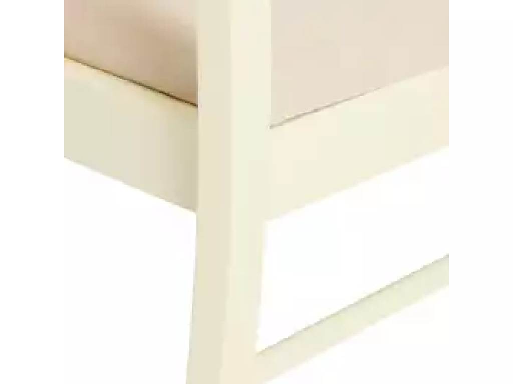Chicago Pair Of Cross Back Chairs - Cream