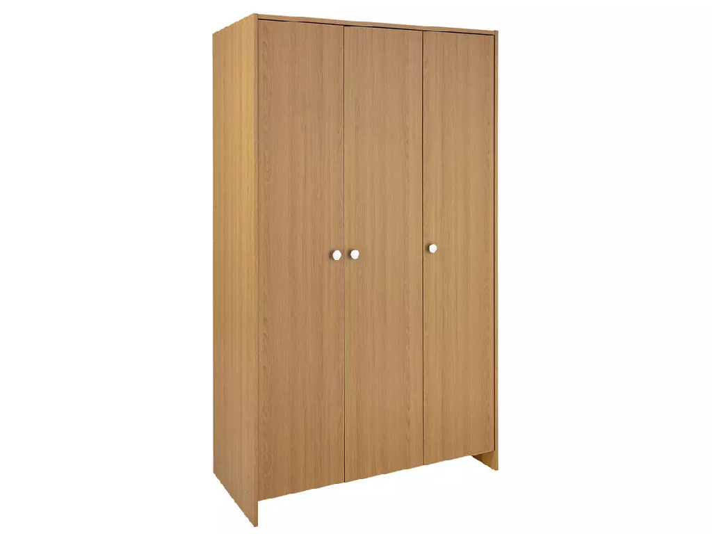 Seville 3 Door Wardrobe - Oak Effect