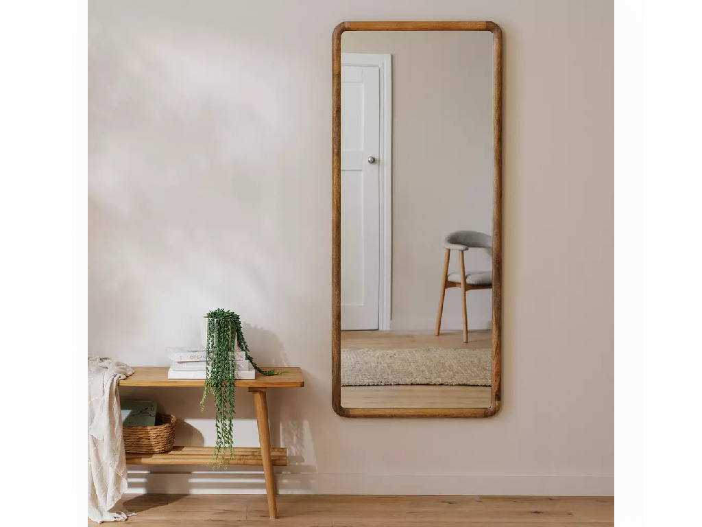 Habitat Mango Wood Full Length Wall Mirror - 140x60cm