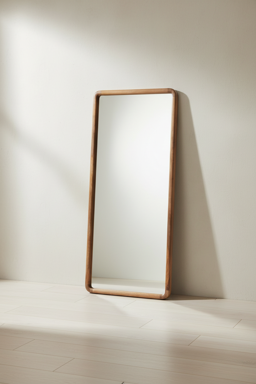 Habitat Mango Wood Full Length Wall Mirror - 140x60cm