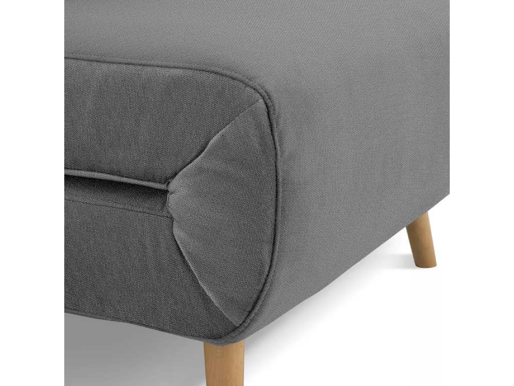 Habitat Roma Single Compact Fabric Chairbed - Grey